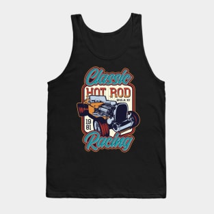 Classic Hot Rod Racing Brooklyn 1981 Tank Top